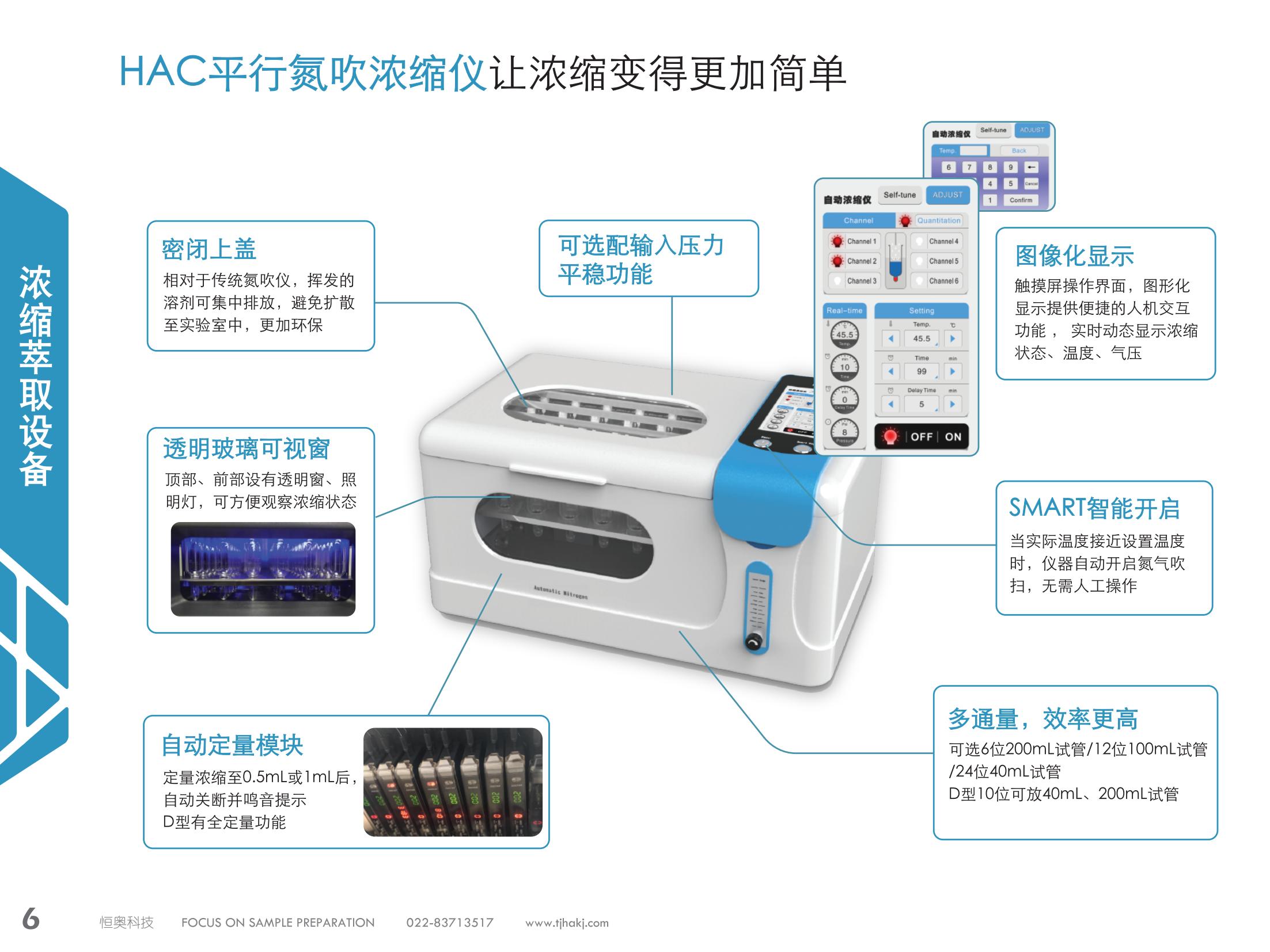 HAC平行氮吹浓缩仪